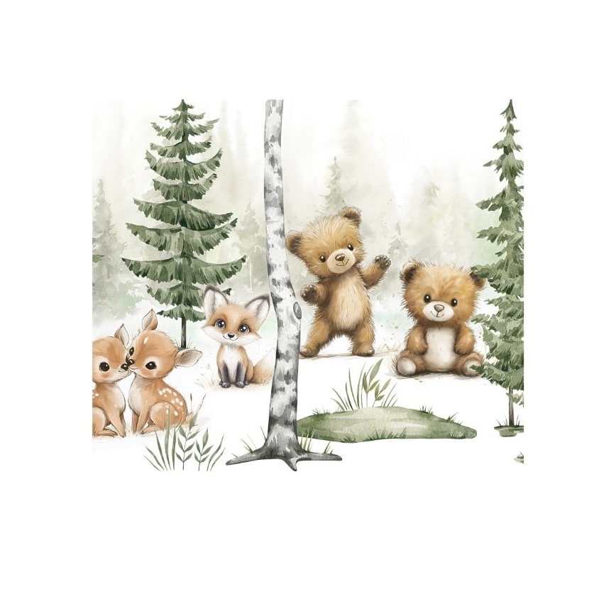 Børnebordlampe KIDS ROOM 1xE27/60W/230V, Ø 18 cm, med søde dyremotiver