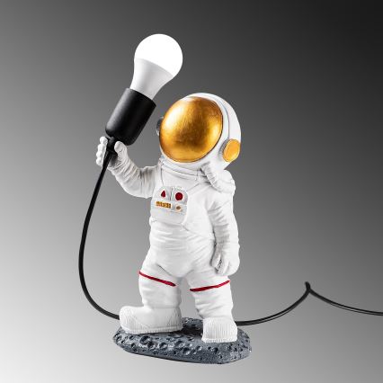 Børnelampe ASTRONAUT 1xE27/40W/230V kobber/hvid
