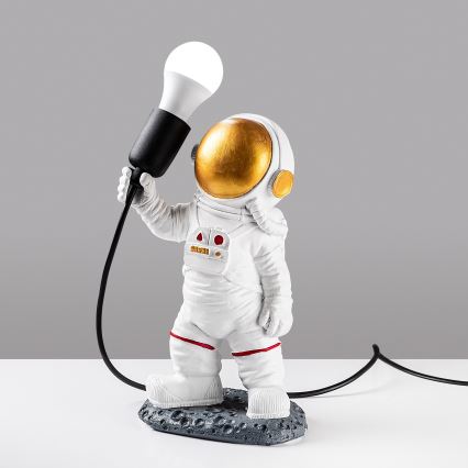Børnelampe ASTRONAUT 1xE27/40W/230V kobber/hvid