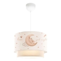 Børnelampe CANDY 1xE27/40W/230V hvid/beige