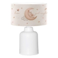 Børnelampe CANDY 1xE27/40W/230V hvid/beige