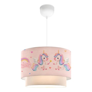 Børnelampe CANDY 1xE27/40W/230V rosa
