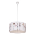 Børnelampe GIRLS VIBES 1xE27/60W/230V Ø 40 cm til piger