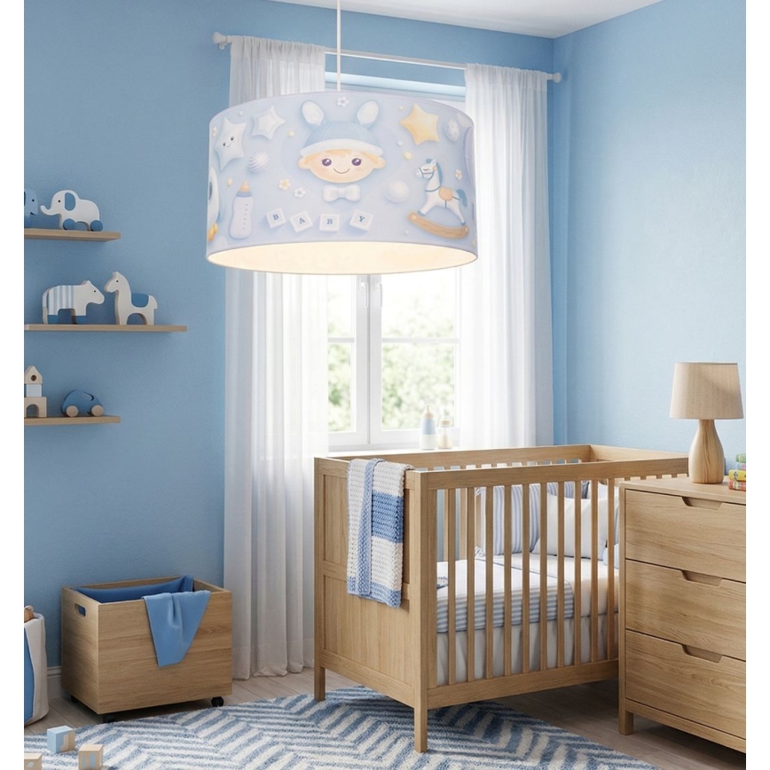 Børnelampe KIDS ROOM 1xE27/60W/230V Ø 40 cm astronaut