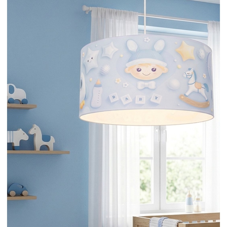 Børnelampe KIDS ROOM 1xE27/60W/230V Ø 40 cm astronaut