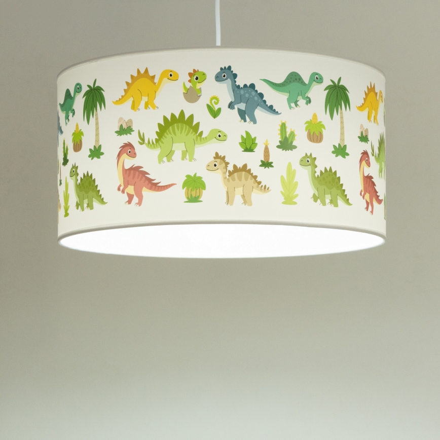 Børnelampe KIDS ROOM 1xE27/60W/230V Ø 40 cm dinosaur
