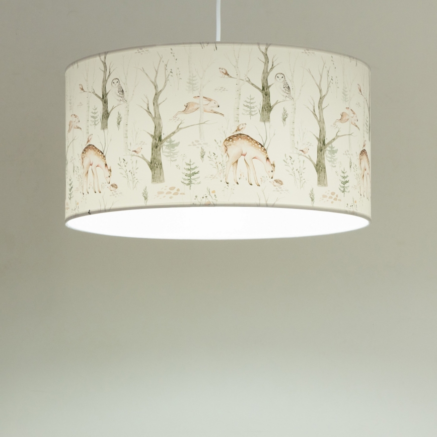 Børnelampe KIDS ROOM 1xE27/60W/230V Ø 40 cm med dyremotiv