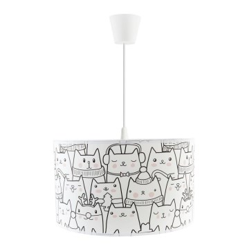 Børnelampe på ledning CATS 1xE27/60W/230V