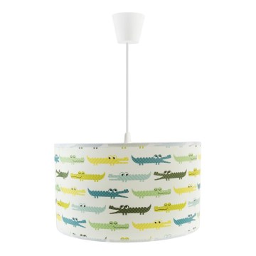 Børnelampe på ledning CROCODILES 1xE27/60W/230V