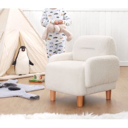 Børnelænestol LORY hvid