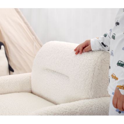 Børnelænestol LORY hvid