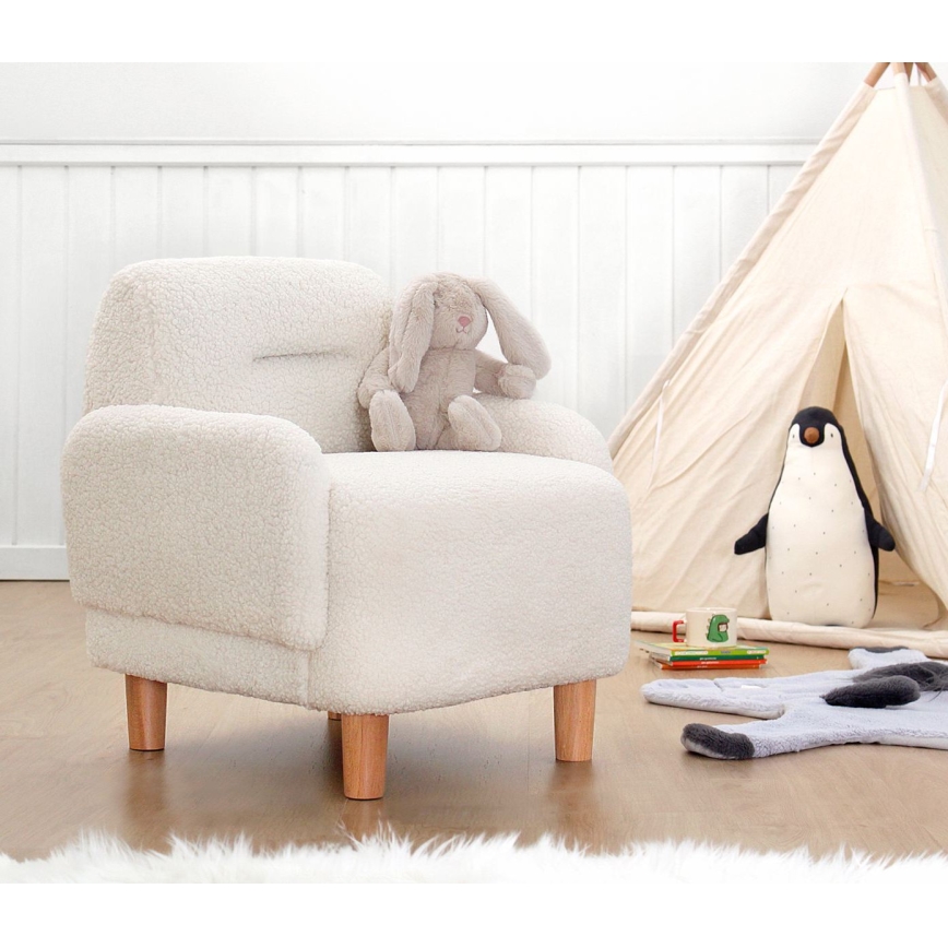 Børnelænestol LORY hvid