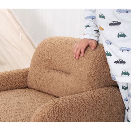 Børnelænestol LORY i brun