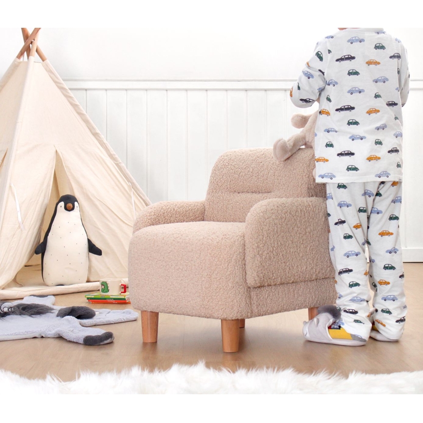 Børnelænestol LORY lyserød