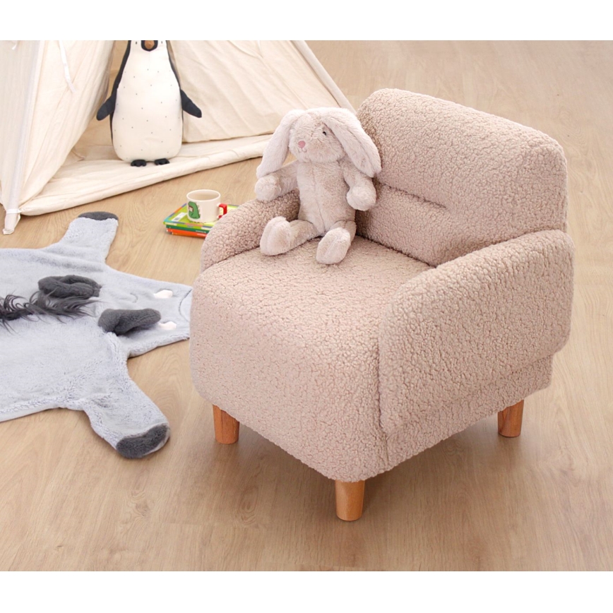 Børnelænestol LORY lyserød