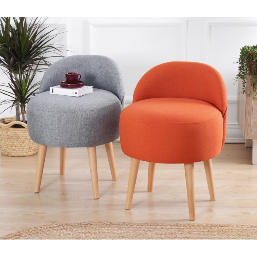 Børnelænestol NIKI Ø 46 cm orange