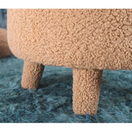 Børnelænestol PIXI Ø 46 cm, brun