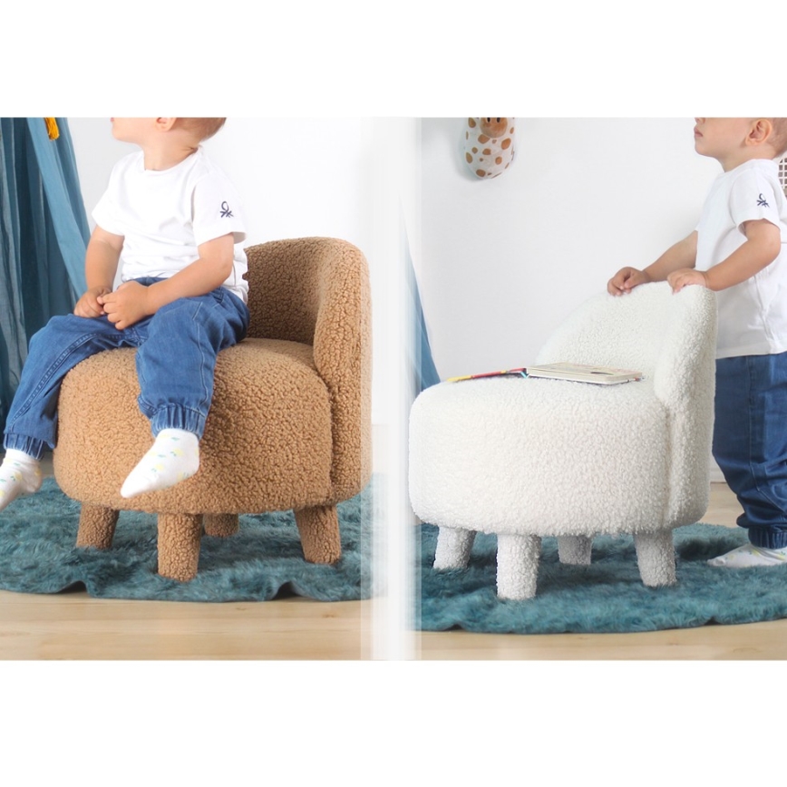 Børnelænestol PIXI Ø 46 cm, lyserød
