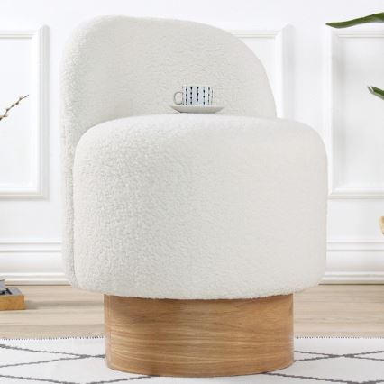 Børnelænestol RIKI 40x47 cm hvid