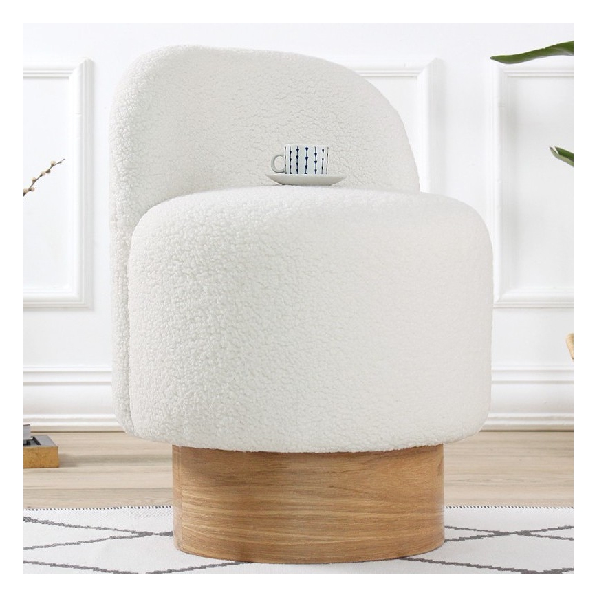 Børnelænestol RIKI 40x47 cm hvid