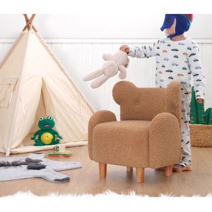 Børnelænestol TOBI, brun