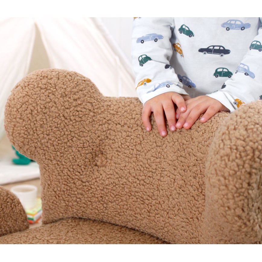 Børnelænestol TOBI, brun