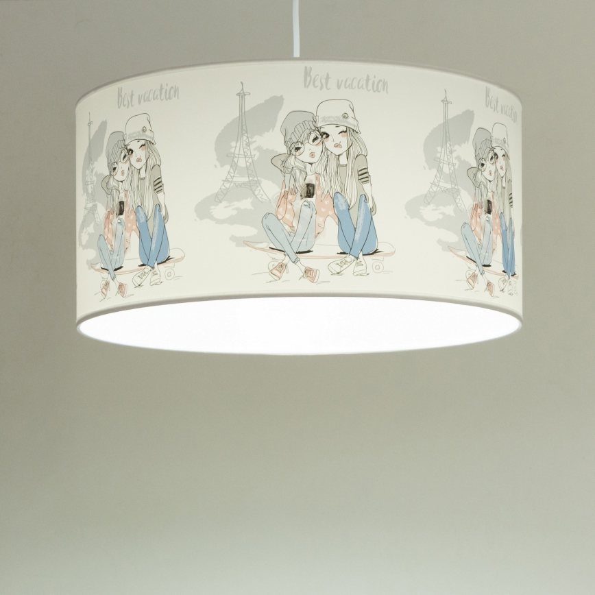 Børnependel GIRLS VIBES 1xE27/60W/230V Ø 40 cm Paris