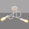 Børneplafondlampe OXFORD 2xE27/15W/230V hvid