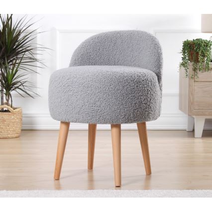 Børnestol MIKI Ø 46 cm grå