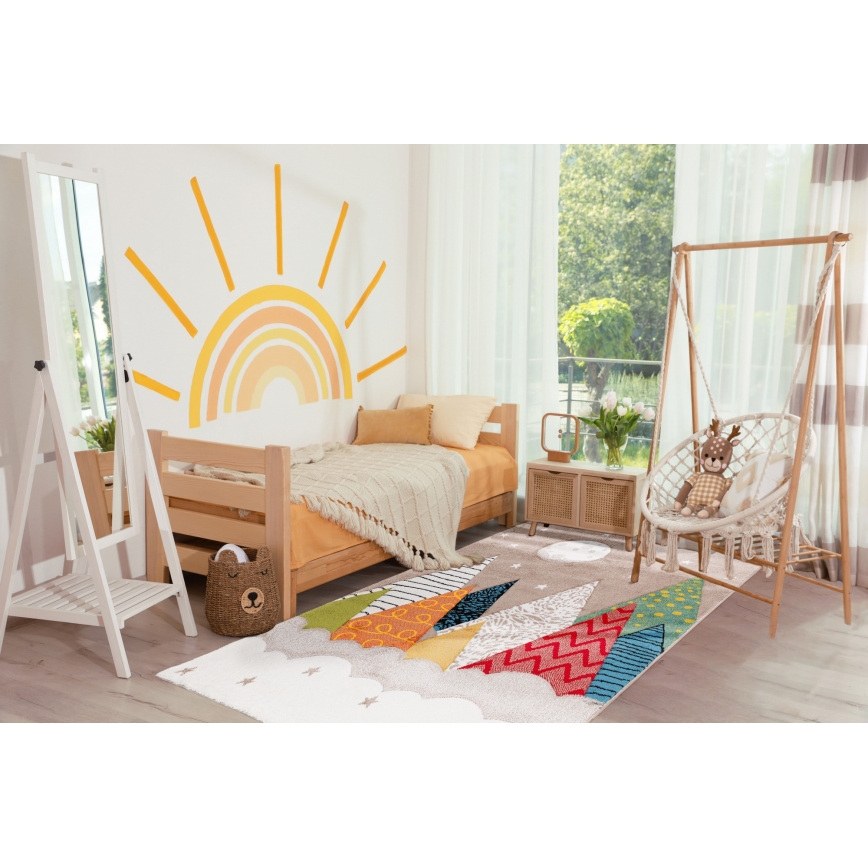 Børnetæppe BOND KIDS 80x150 cm 2100 g/m2 multifarvet