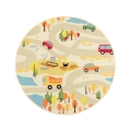 Børnetæppe STELLA STREETS 120 cm beige/by