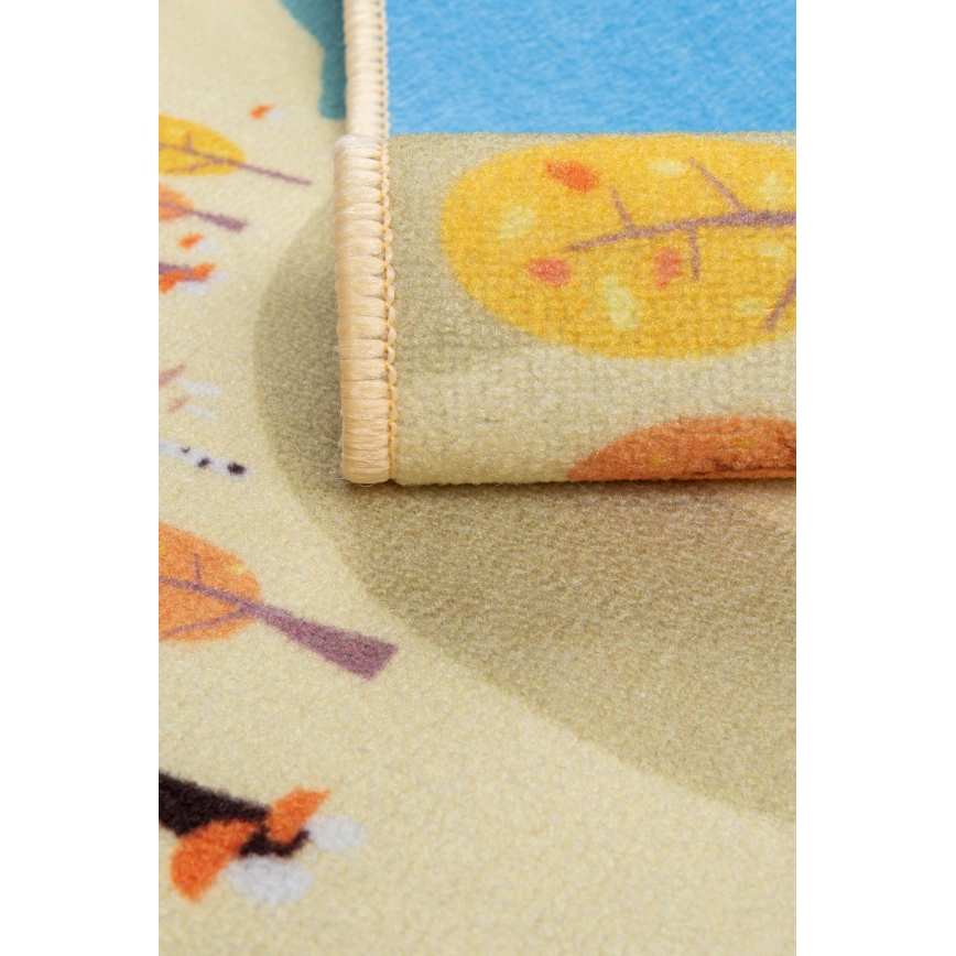 Børnetæppe STELLA STREETS 80x100 cm beige/by