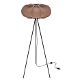 CAFEE Gulvlampe 1xE27/40W/230V brun/sort