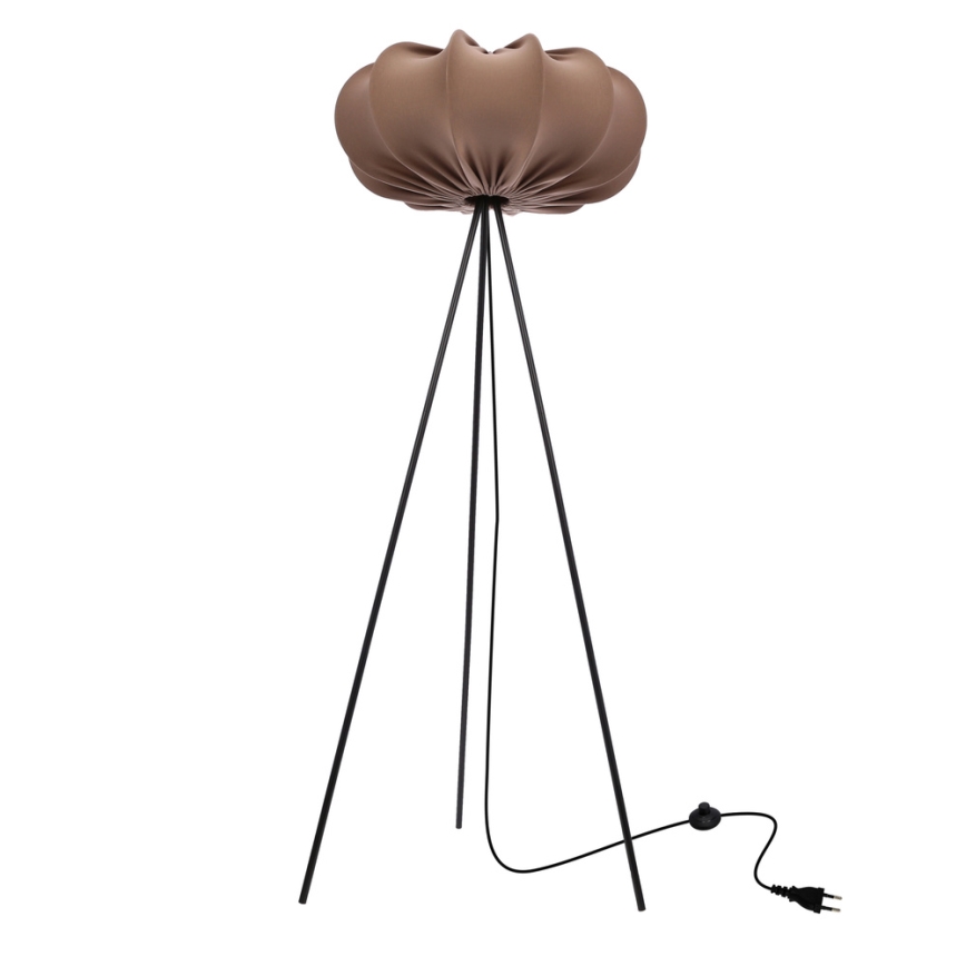 CAFEE Gulvlampe 1xE27/40W/230V brun/sort