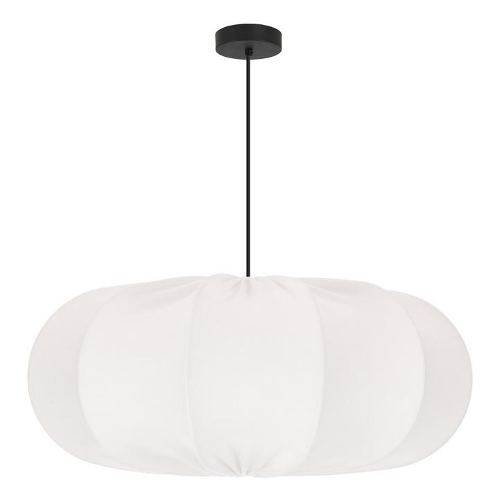 CAFEE hængelampe 1xE27/40W/230V, Ø 52 cm, hvid