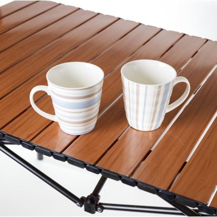 Campingbord m. rulletop 54x93 cm