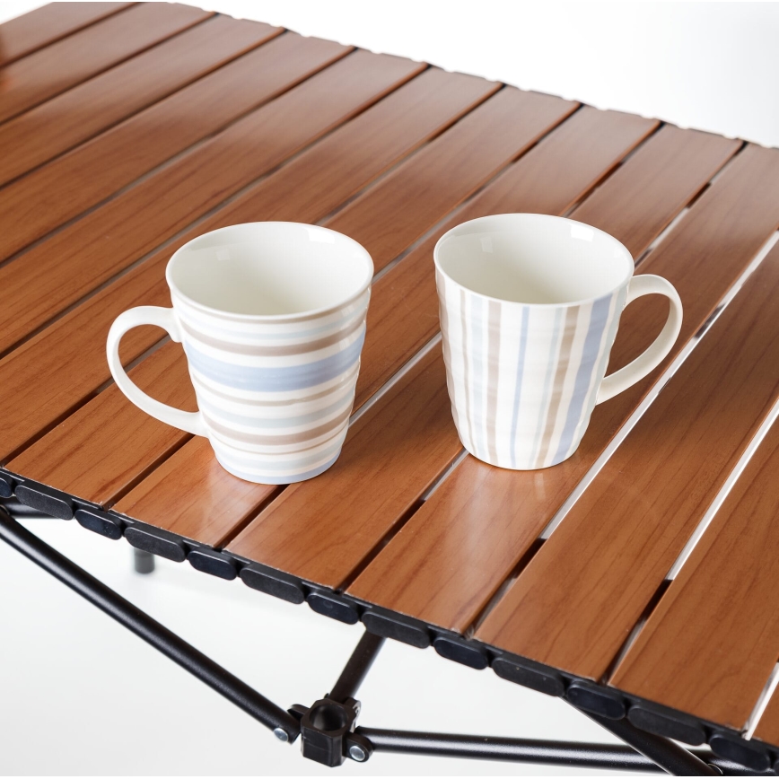 Campingbord m. rulletop 54x93 cm