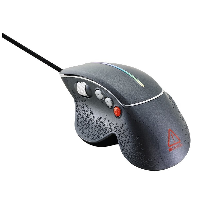 Canyon - LED RGB Gaming-mus 800/1600/2400/3200/4800/6400 DPI