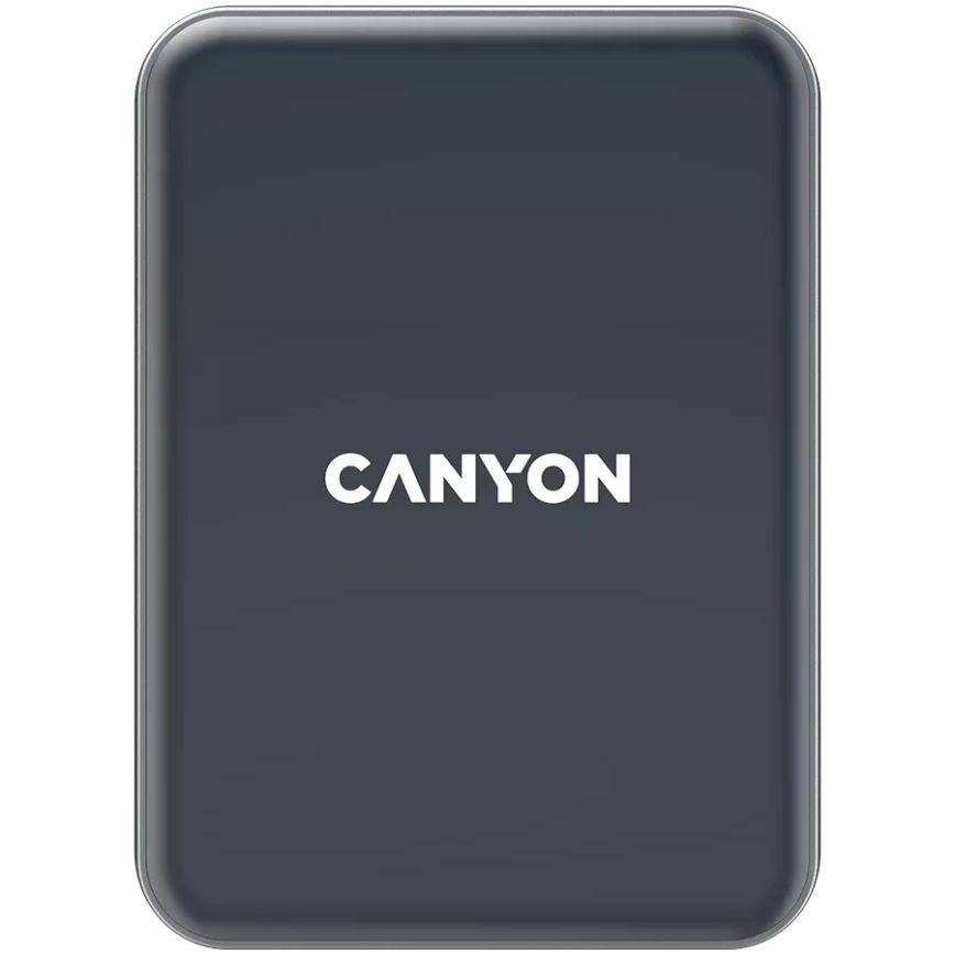 Canyon - Magnetisk telefonholder til bil med trådløs opladning funktion Qi 5V kantet sort