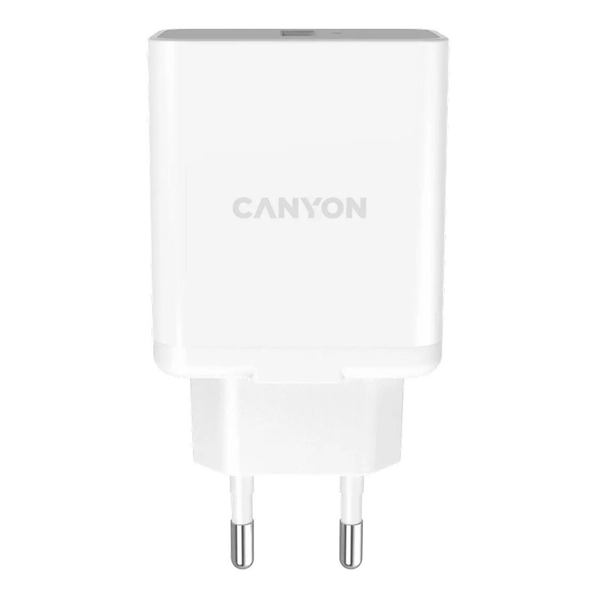 Canyon - Opladeradapter 1xUSB/230V