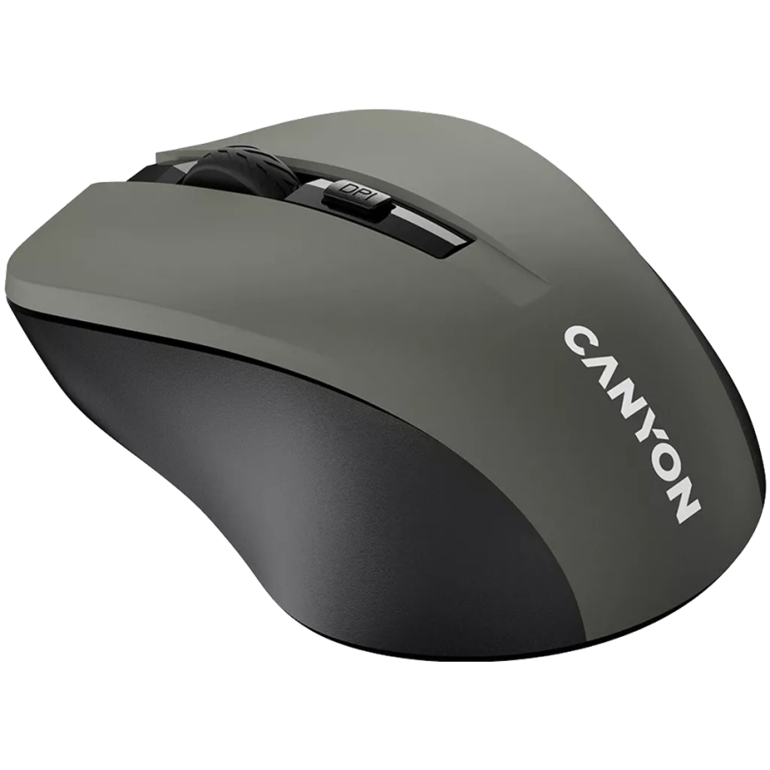 Canyon - Trådløs mus 800/1000/1200 DPI 2xAAA grå