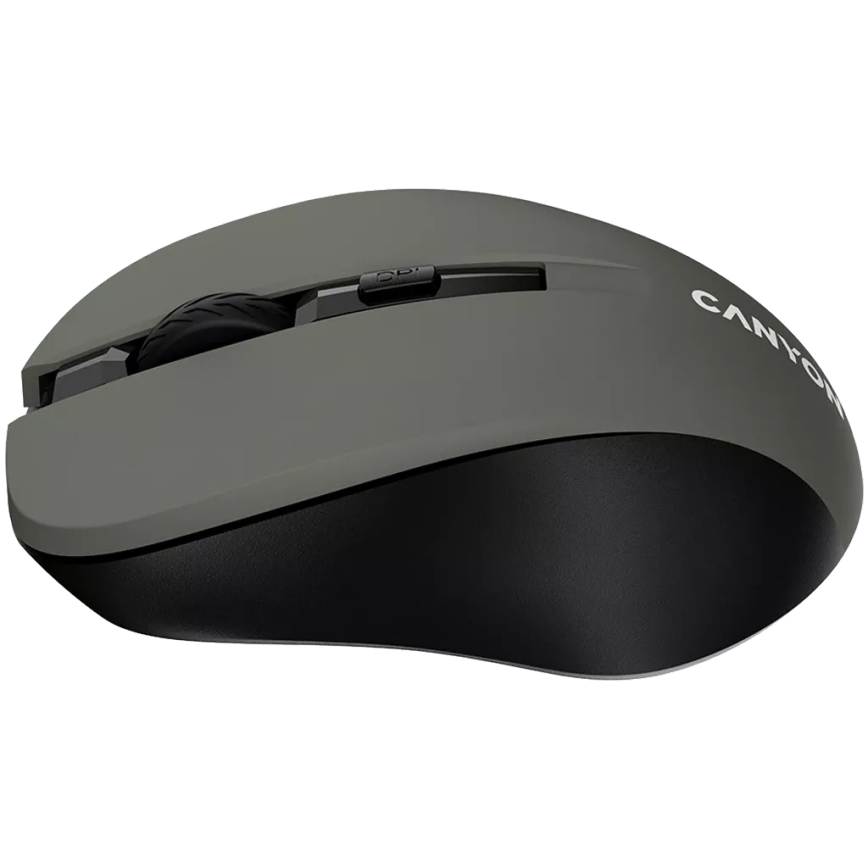 Canyon - Trådløs mus 800/1000/1200 DPI 2xAAA grå