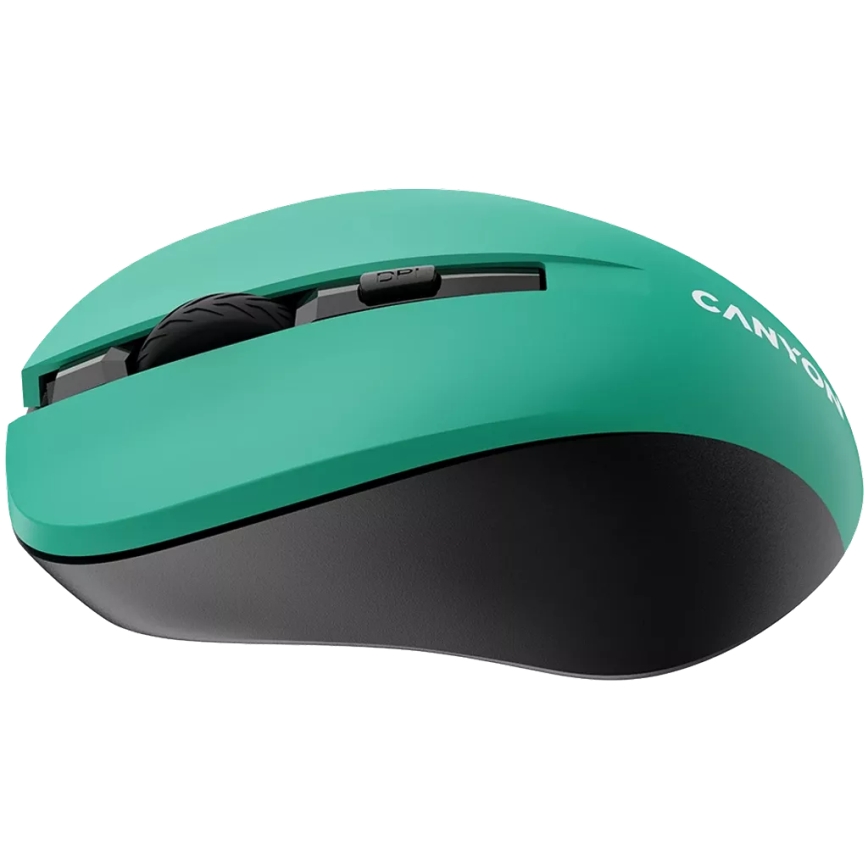 Canyon - Trådløs mus 800/1000/1200 DPI 2xAAA grøn