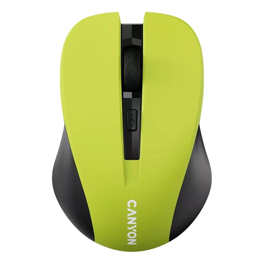 Canyon - Trådløs mus 800/1000/1200 DPI 2xAAA gul