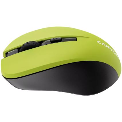 Canyon - Trådløs mus 800/1000/1200 DPI 2xAAA gul