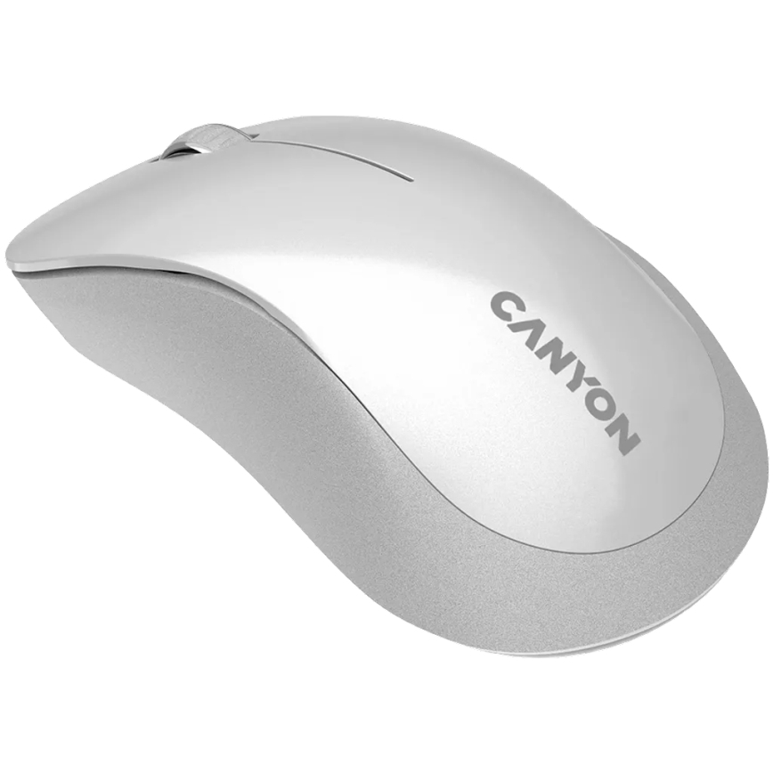 Canyon - Trådløs optisk mus med sensor Pixart MW 1200 DPI 2xAAA hvid