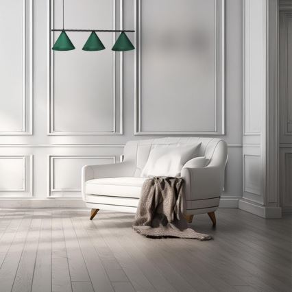 CAPITAL pendel med wireophæng 3xGX53/15W/230V, grøn