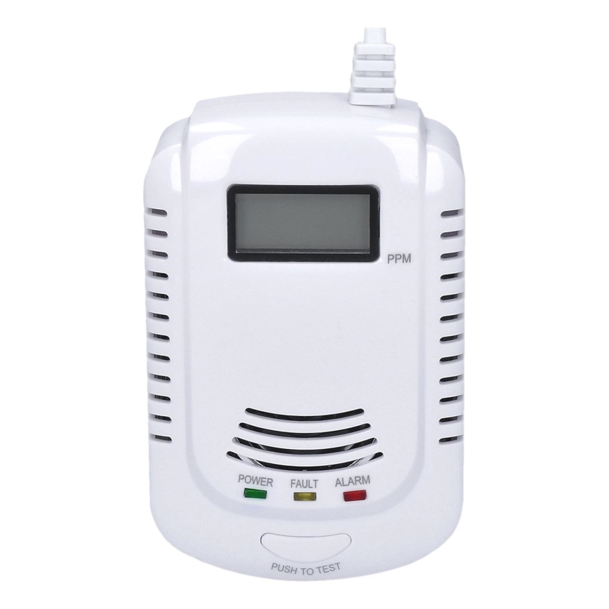 Carbon monoxide og flammable gas detector 230V