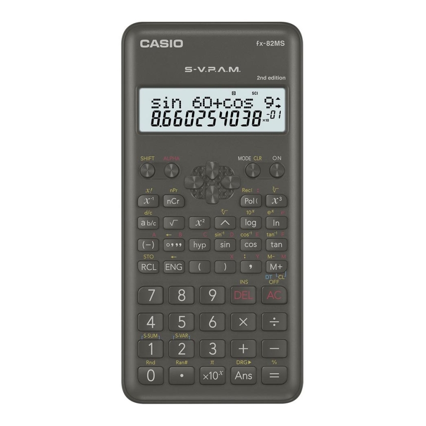 Casio - Lommeregner 1xAAA sort