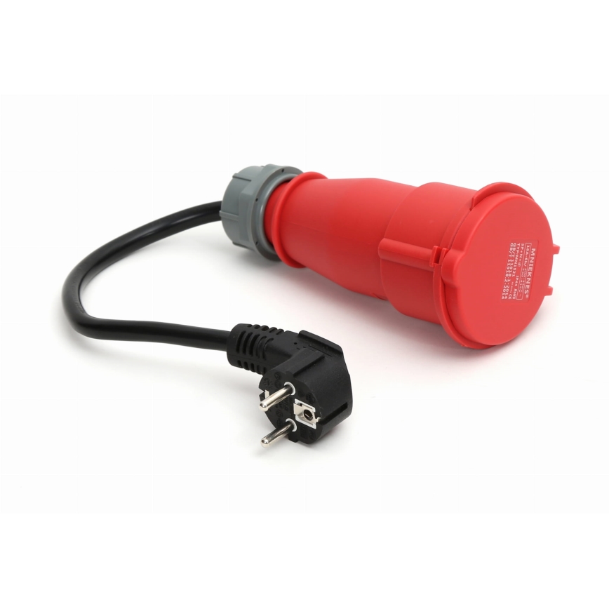 CEE-adapter til elbiler SCHUKO 30 cm